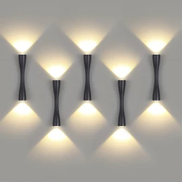 4291/10WL HIGHTECH ODL22 437 черный/металл Настенный светильник IP20 LED 10W 453Лм 3000K ANIKA