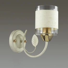 3029/1WY УЦЕНКА(НЕВОЗВРАТНЫЙ ТОВАР) COMFI LN16 000 золото, белый с золотой патиной Бра E27 60W 220V FILLA