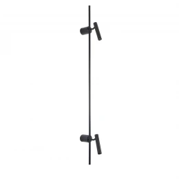 8438/13WL LEDIO LN27 430  черный, металл Бра LED 2х3W + LED-подсветка 7W 3000K 220V TOINT