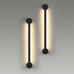 6667/12WL HIGHTECH ODL24 000 металл/черный Настенный гибкий светильник IP20 LED 12W 3000K STICH