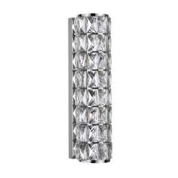 4927/8WL L-VISION ODL24 583 хром/металл/хрусталь Настенный светильник LED 8W 4000K 463Лм PANTA