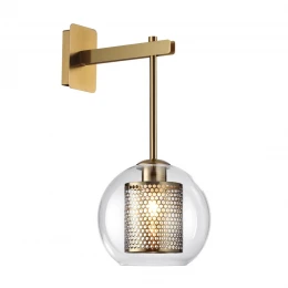 4939/1W PENDANT ODL22 000 античн.бронза/металл/прозрачный/стекло Бра E27 1*40W CLOCKY