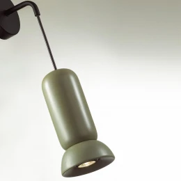 5054/1WB PENDANT ODL24 379 черный/зеленый/металл/керамика Бра GU10 LED 4W KERAMA