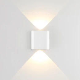 7192/2WL HIGHTECH ODL27 Настенный светильник белый/металл IP20 LED 2W 3000K 220V MAGNUM