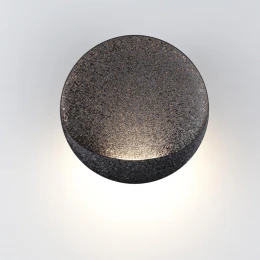 7003/7WL HIGHTECH ODL25 297 Настенный светильник черный ice crack/акрил IP44 LED 7W 231Лм 3000K CRI > 90 VELA