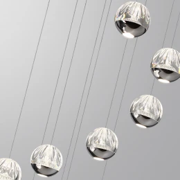 5100/60L L-VISION ODL25 559 Люстра каскадная LED 60W (12*5W) 4000K 3000Лм SONO