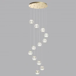 5008/56L L-VISION ODL24 567 золотой/металл/акрил Люстра LED 56W 4000K 4651лм CRYSTAL