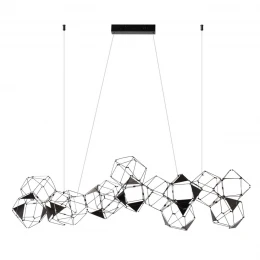 5087/64L L-VISION ODL25 293 черный хром/металл Люстра LED 64W 4000K 3800Лм TRELLIS