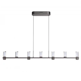 7143/45L HIGHTECH ODL26 513 Подвесной светильник темный никель/акрилл/металл IP20 LED 40W 2470Лм 3000K 180° 220V DEFANCE