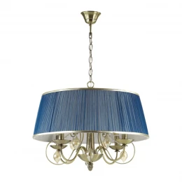 3921/4 CLASSIC ODL18 648 бронза/ткань/стекло Люстра IP20 E14 4*40W 220V NIAGARA