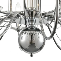8034/16 CLASSI LN26 082 хром, металл/стекло Люстра подвесная Е14 16*40W 220V INCANTO
