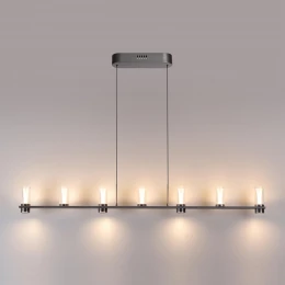 7143/45L HIGHTECH ODL26 513 Подвесной светильник темный никель/акрилл/металл IP20 LED 40W 2470Лм 3000K 180° 220V DEFANCE