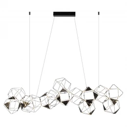 5087/64L L-VISION ODL25 293 черный хром/металл Люстра LED 64W 4000K 3800Лм TRELLIS