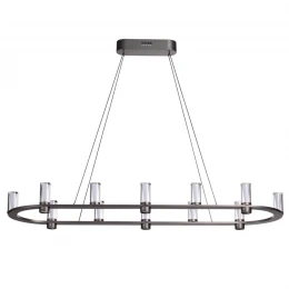 7143/65L HIGHTECH ODL26 513 Подвесной светильник темный никель/акрилл/металл IP20 LED 69W 3830Лм 3000K 180° 220V DEFANCE