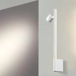 359312 OVER NT24 354 белый Светильник настенный диммируемый (выключатель) IP20 LED 7W+7W 4000K 220-240V FERMO