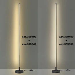 359349 KONST NT24 056 черный Светильник линейный светодиодный IP20 LED 20W 170-265V 3000K 1540Лм VITZ