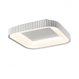 7767/56L AVRA LED SN 578 Светильник металл/белый LED (56Вт+14Вт) 3000-6000K 500х500 IP43 пульт ДУ+подсветка SHARMEL