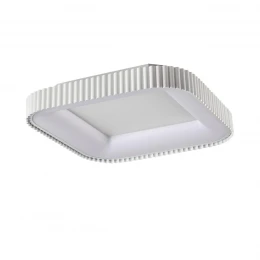 7767/56L AVRA LED SN 578 Светильник металл/белый LED (56Вт+14Вт) 3000-6000K 500х500 IP43 пульт ДУ+подсветка SHARMEL