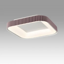 7770/56L AVRA LED SN 578 Светильник металл/белый/мокко LED (56Вт+14Вт) 3000-6000K 500х500 IP43 пульт ДУ+подсветка SHARMEL