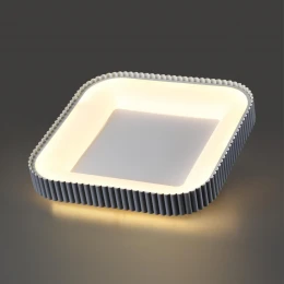 7769/56L AVRA LED SN 578 Светильник металл/белый/серый LED (56Вт+14Вт) 3000-6000K 500х500 IP43 пульт ДУ+подсветка SHARMEL