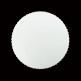 2077/EL PALE SN 194 Светильник пластик/белый/прозрачный LED 72Вт 3000-6300K D500 IP43 пульт ДУ DINA