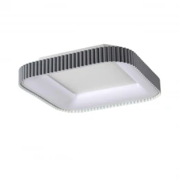7769/56L AVRA LED SN 578 Светильник металл/белый/серый LED (56Вт+14Вт) 3000-6000K 500х500 IP43 пульт ДУ+подсветка SHARMEL