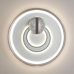 7785/85L PIKO LED SN 607 Светильник металл/белый/бронза LED 85Вт 3000-6500K D490 IP20 пульт ДУ GEMINI