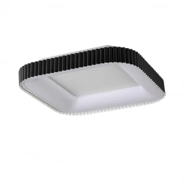 7768/56L AVRA LED SN 578 Светильник металл/белый/черный LED (56Вт+14Вт) 3000-6000K 500х500 IP43 пульт ДУ+подсветка SHARMEL