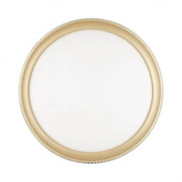 3054/EL PALE SN 183 Светильник пластик/белый/золотистый LED 72Вт 3000-6300K D490 IP43 пульт ДУ SHINY