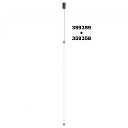 359358 KONST NT24 058 черный Светильник линейный светодиодный IP20 LED 20W 170-265V 4000K 1600Лм VITZ