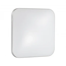 3020/DL TAN SN 213 Светильник пластик/хром LED 48Вт 3000-6300K 435х435 IP43 пульт ДУ/ LampSmart LONA