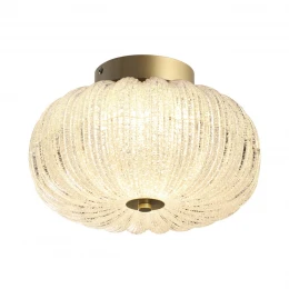 7720/24L PIKO LED SN 570 Светильник металл/стекло/прозрачный/золотой LED 24Вт 3000-6500K D300 IP20 пульт ДУ ANGELO