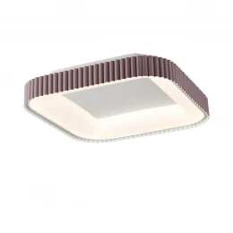 7770/56L AVRA LED SN 578 Светильник металл/белый/мокко LED (56Вт+14Вт) 3000-6000K 500х500 IP43 пульт ДУ+подсветка SHARMEL