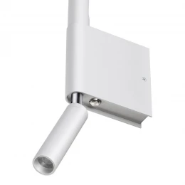 359435 OVER NT24 356 белый Светильник настенный с выключателем IP20 LED 5W+3W 220-240V 3000K 320Лм FERMO