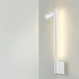 359312 OVER NT24 354 белый Светильник настенный диммируемый (выключатель) IP20 LED 7W+7W 4000K 220-240V FERMO