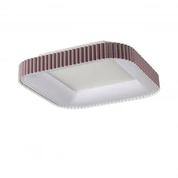 7770/56L AVRA LED SN 578 Светильник металл/белый/мокко LED (56Вт+14Вт) 3000-6000K 500х500 IP43 пульт ДУ+подсветка SHARMEL