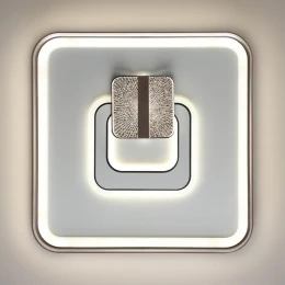7786/85L PIKO LED SN 607 Светильник металл/белый/бронза LED 85Вт 3000-6500K 490х490 IP20 пульт ДУ GEMINI