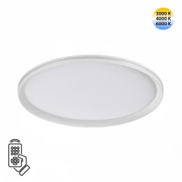 7749/80L MITRA LED SN 544 Светильник металл/PMMA/белый LED 80Вт 3000-6000К D495 IP20 пульт ДУ BETA