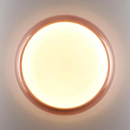 7778/DLN COLOR SN 112 Светильник пластик/белый/розовый LED 48Вт 3000/4000/6000К D400 IP43 CCT PORTMAN