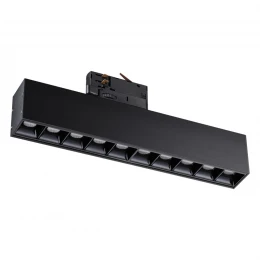 358861 PORT NT22 308 черный Светильник трехфазный трековый светодиодный IP20 LED 4000K 16W 220V ITER