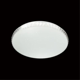 2077/EL PALE SN 194 Светильник пластик/белый/прозрачный LED 72Вт 3000-6300K D500 IP43 пульт ДУ DINA