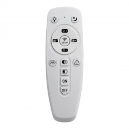 3020/DL TAN SN 213 Светильник пластик/хром LED 48Вт 3000-6300K 435х435 IP43 пульт ДУ/ LampSmart LONA