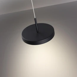 359281 OVER NT23 280 черный Светильник накладной светодиодный IP20 LED 18W 85-265V 1350Лм 3000К MIRROR