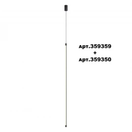 359350 KONST NT24 056 черный Светильник линейный светодиодный IP20 LED 20W 170-265V 4000K 1600Лм VITZ