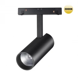 359203 SHINO NT23 164 черный Трековый светильник для низков. шинопровода IP20 LED 3000К 12W 48V 960Лм FLUM
