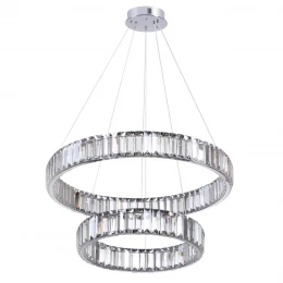 4930/60L L-VISION ODL24 593 хром/прозрачный металл/хрусталь Люстра LED 60W 4000K 7140Лм VEKIA