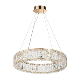 5071/70L HALL ODL24 595 золото/прозрачный/металл/хрусталь/стекло Люстра LED 52W 3700K VERSION