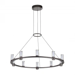 7143/70L HIGHTECH ODL26 513 Подвесной светильник темный никель/акрилл/металл IP20 LED 60W 3830Лм 3000K 180° 220V DEFANCE