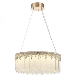 5091/60L L-VISION ODL25 555 золотой/стекло Люстра LED 60W 3700K 4968Лм CLEO