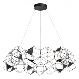 5087/68L L-VISION ODL25 293 черный хром/металл Люстра LED 68W 4000K 3740Лм TRELLIS